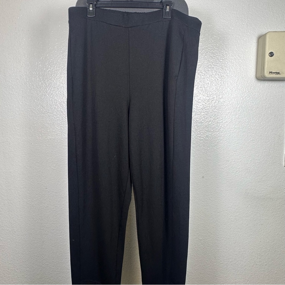 Elegant Black Women's Straight‎ Leg Pants